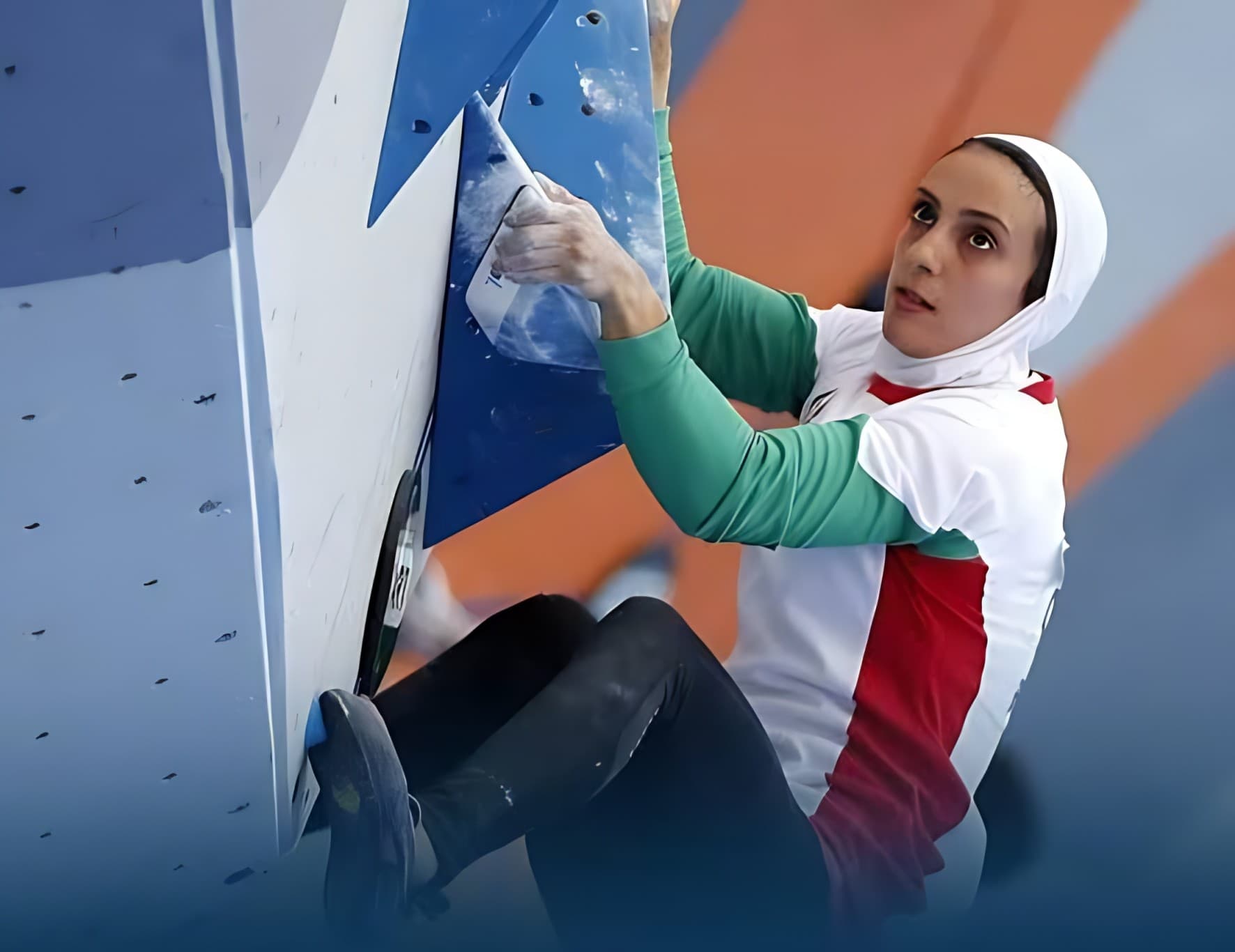 Cover Image for Iranian Athlete Missing After Climbing Without Hijab